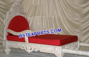 Elegant Open Carved <b>Doli</b> Modern Wedding White Open <b>Doli</b> Different Wedding Wooden Carved Palkis - Product Image 4