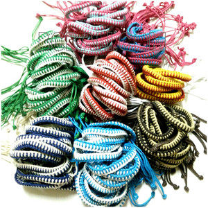 Dây Da Vòng Tay Gai Dầu Nhiều Màu Miễn Phí Vận Chuyển 220 Cái - Product Image 4