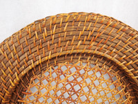 Plaques de chargement en rotin,, 12 pièces, assiettes pour restaurant/ Vietnam