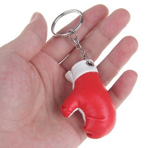 นวมชกมวยขนาดเล็กสำหรับรถยนต์ /Pu,พวงกุญแจถุงมือมวยขนาดเล็ก - Product Image 4