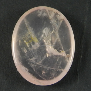 พลอยควอตซ์33X26มม. รูปวงรีทรงหลังเบี้ย10.40 Gms,พลอยหลวมธรรมชาติ - Product Image 2