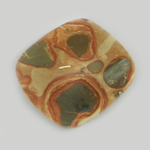 26X27Mm Mookaite Coral Jasper 7.35กรัมMine CabochonอัญมณีIG0207 - Product Image 3