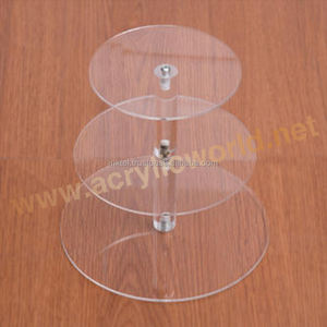 Soporte acrílico de 7 niveles para exhibición de pasteles, torre de acrílico para pastel de boda, venta al por mayor - Product Image 6