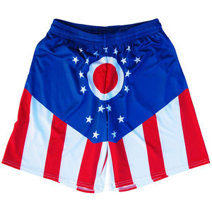 Pantalones Cortos de Lacrosse con la Bandera de Ohio - Product Image 1