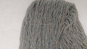 Brins Micro facettes Rondelle Labradorite cristaux bijoux de mode colliers bracelets femmes perles de pierres précieuses - Product Image 6