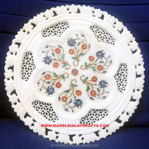 Plaque de packakari à incrustation de marbre - Product Image 1