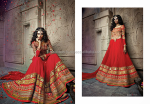 Vestido de novia de satén, nuevo diseño, rústico, indio, Choli Lehenga, los diseños más elegantes de kanya libas, 20223 - Product Image 4