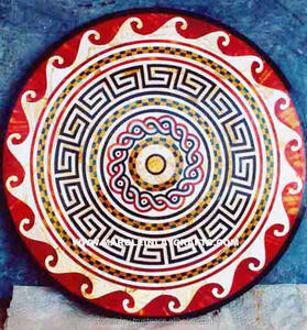 Tops de mesa de diseño de mármol colorido - Product Image 1