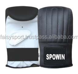 นวมชกมวยหนังวัว PVC และหนังวัวซ่อนสำหรับการฝึกต่อยหนัก MMA มวยไทยมวยไทยมวยไทยปรับแต่งได้ - Product Image 3