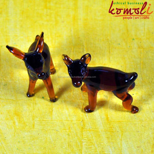 Zombi-figuritas de cristal en miniatura de ciervo, figuritas de animales de cristal de murano - Product Image 5