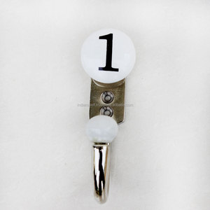 Crochets muraux, 50 pièces, fait à la main, céramique blanche et noire, pour vêtements, lourds - Product Image 3