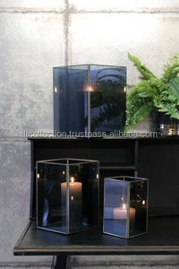 FAROL DE VELA pulido de acero inoxidable para decoración del hogar y jardín - Product Image 2