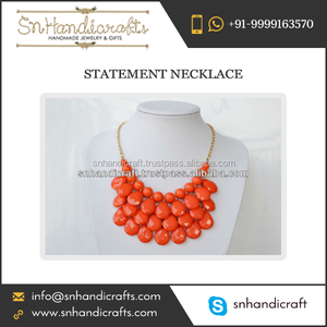 Fashionable Crrystal <b>Statement</b> <b>Necklace</b> for Bulk Supply Handmade Happiness - Product Image 1