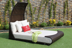 Le Plus Récent Grand Double Soleil Lit Mobilier D'extérieur - Product Image 2