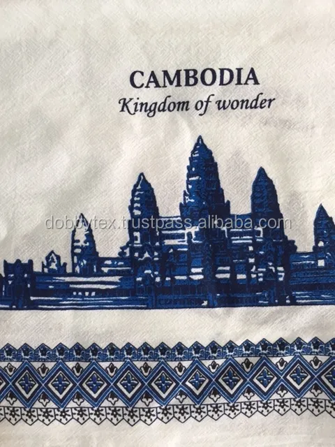 Angkor wat Thai mercato della stampa di cotone 100% morbido tessuto Dobbytex per Cambogia larghezza 44/45 pollici