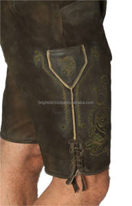 Costume de fête bavarois en cuir de mouton coupe-vent de luxe pour homme, Lederhosen, pour l'Oktoberfest, le carnaval (toutes tailles disponibles) - Product Image 3