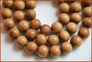 Handmade Mysore Sandalwood Bead Loose Buddhist <b>Rosary</b> Beads Loose Mala Beads - Product Image 2
