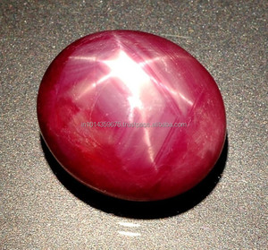 Lot de rubis naturels ronds cabochon, rubis étoilé non traité, pierres précieuses en vrac - Product Image 3