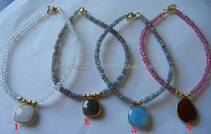 กำไลข้อมือประดับลูกปัดอัญมณี - Product Image 2