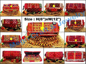 Vente chaude Vintage Banjara Style Kutch broderie femmes pochette sacs à main indien Tribal Kutch broderie Banjara Style pochette - Product Image 2