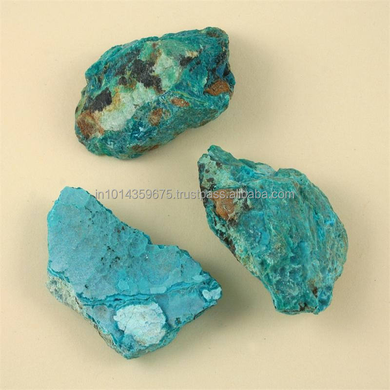 Wholesale Natural Chrysocolla Stone Raw Gemstone Supply