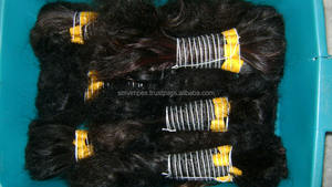 Pelo Natural a granel sin procesar, madeja indio a granel de pelo humano, sin piojos ni tuercas, pelo remy de la mejor calidad - Product Image 5