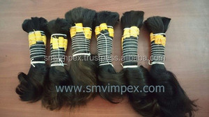 Cabello humano a granel de buena calidad de 10 "hasta 40". Cabello humano a granel sin procesar de La India. Cabellos humanos a granel sin procesar - Product Image 4