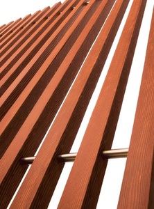 เกรดสูงไม้พลาสติกคอมโพสิตผนัง Wpc Cladding สำหรับตกแต่งหรือสีอาทิตย์ขนาดต่างๆที่มีอยู่ทำในประเทศญี่ปุ่น - Product Image 4