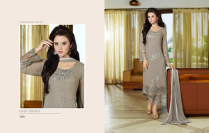 Robe de soirée décontractée pour femmes, tenue de mariage, Collection Kurti Kurta, nouvelle Collection, inde et Pakistan Salwar Kameez - Product Image 3