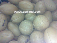 Ballon de football classique rétro personnalisable, cousu main, en cuir vintage, avec chambre à air en latex haute performance, durable