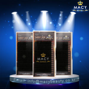 Macy-pestañas postizas individuales, color negro brillante, de alta calidad, superdorado - Product Image 2