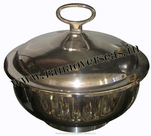 Couvercle économique soulevé à la main en acier inoxydable de meilleure qualité en gros chauffe-plats équipement de restauration plat de service - Product Image 2