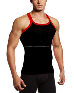 <b>Black</b> gym training <b>tank</b> <b>tops</b> with custom print for <b>men</b> - Product Image 6