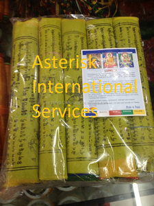 Mini Banderas de Oración Tibetanas con Caballitos de Viento - Banderas de Oración Tibetanas Hechas a Mano con Afirmaciones Budistas de Algodón - Product Image 5