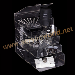 Organisateur de présentation de cosmétiques en acrylique par injection/tiroirs de présentation de cosmétiques en acrylique/présentoirs de cosmétiques en acrylique pour la vente au détail - Product Image 3