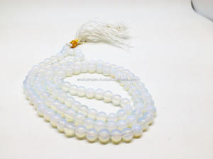 Vente de gros Malas: Opale Naturelle 6mm Jap Mala, Collier de Perles Mala, Chapelet, Vente en gros Lot - Product Image 2