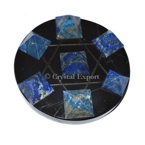 Kit de guérison en Agate noire avec Lapis Lazuli, livraison gratuite - Product Image 1