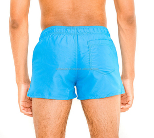 Pantalones cortos de playa informales para hombre, con estilo, patrón sólido, transpirable, logotipo personalizado, cintura media, tamaño adulto, el mejor precio al por mayor en oferta - Product Image 3