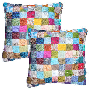 Silk Flower <b>Cushion</b> <b>Cover</b> Two Pieces <b>Cushion</b> <b>Cover</b> - Product Image 1