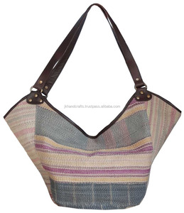 กระเป๋าถือผ้าฝ้ายวินเทจแบบคันธา - Product Image 1
