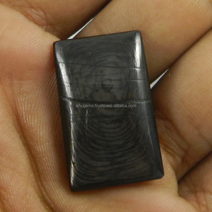 Hypersthene ธรรมชาติ6.35 Gms สี่เหลี่ยมผืนผ้า Cab 18X30มม. พลอยสำหรับเครื่องประดับอัญมณี IG0638 - Product Image 3