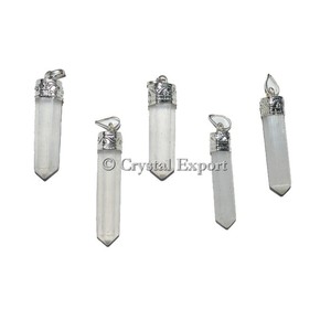 จี้ดินสอ Selenite: ซื้อจี้บำบัดออนไลน์ - Product Image 1