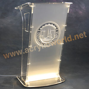 Atril de iglesia de plexiglás transparente acrílico/podio de púlpito/atril/tribuna - Product Image 6