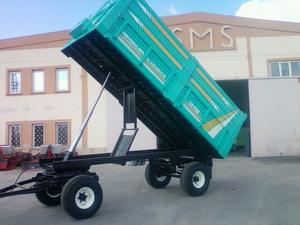 Tractor remolque doble del eje trasero del eje de inflexión mecánico remolque de freno para Tractor 10 tonos de remolque - Product Image 5