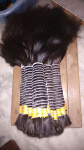 ผมต่อจากผมธรรมชาติแท้แบบหยักศกสีน้ำตาลบริสุทธิ์ผมคนอินเดียไม่หลุดร่วง - Product Image 4