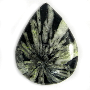 ลูกแพร์ Cabochon 88.55 Cts อัญมณีหลวมสำหรับการทำเครื่องประดับดอกเบญจมาศธรรมชาติ48X36มม - Product Image 1