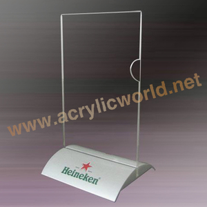 ขาตั้งเมนูอะคริลิครูปทรงวีทำจากโรงงาน - Product Image 5