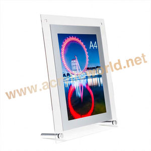 Custom 3 Sides Customized Menu Holder <b>Acrylic</b> <b>Display</b> <b>Stand</b> <b>Acrylic</b> <b>Display</b> - Product Image 6