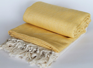 ผ้าห่มเพชรและโยนผ้าห่มผ้าขนหนูตุรกี Manolia ปิกนิกขายส่งผ้าฝ้าย100% 140*230 1100 GR - Product Image 4