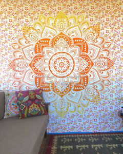 Mandala tapisserie tapisseries couverture de pique-nique tenture murale ronde plage reine taille ronde nappe ronde jeter drap de literie couverture - Product Image 1